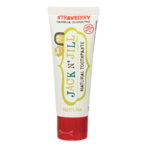 Kem đánh răng Jack Jill vị dâu tây 50g cho bé trên 6 tháng tuổi