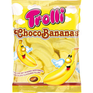 Kẹo dẻo Trolli Choco Bananas 150g cho bé 2Y+
