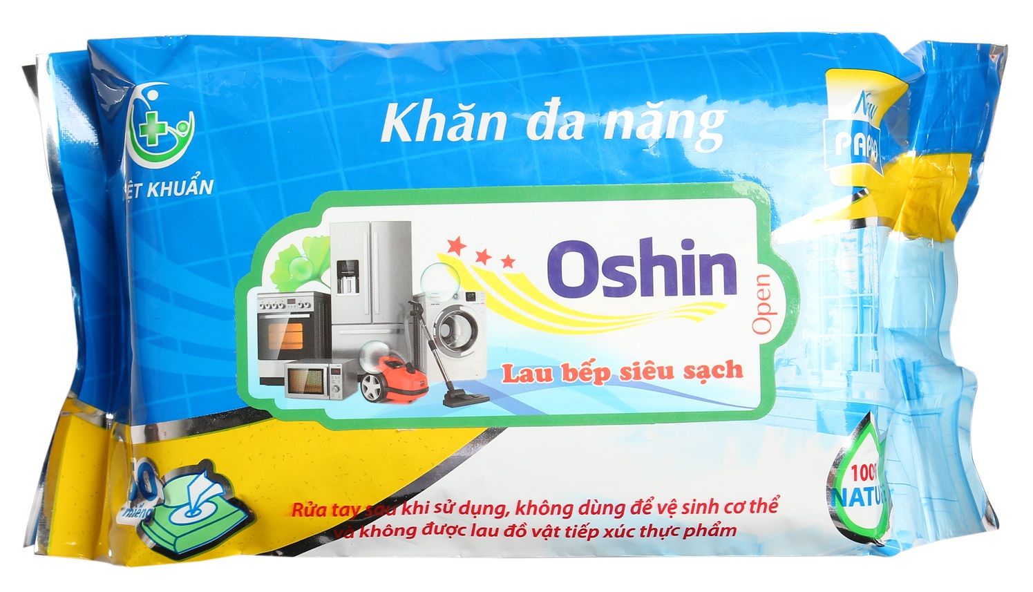 Khăn ướt lau bếp Oshin - 50 tờ khan-uot-lau-bep-oshin