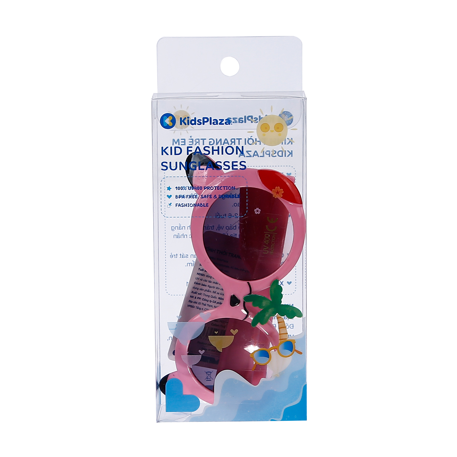 Kính thời trang MBVT''S Pikachu PK21-002 Pink 4 kinh thoi trang kidsplaza pikachu pk21 002 pink 5