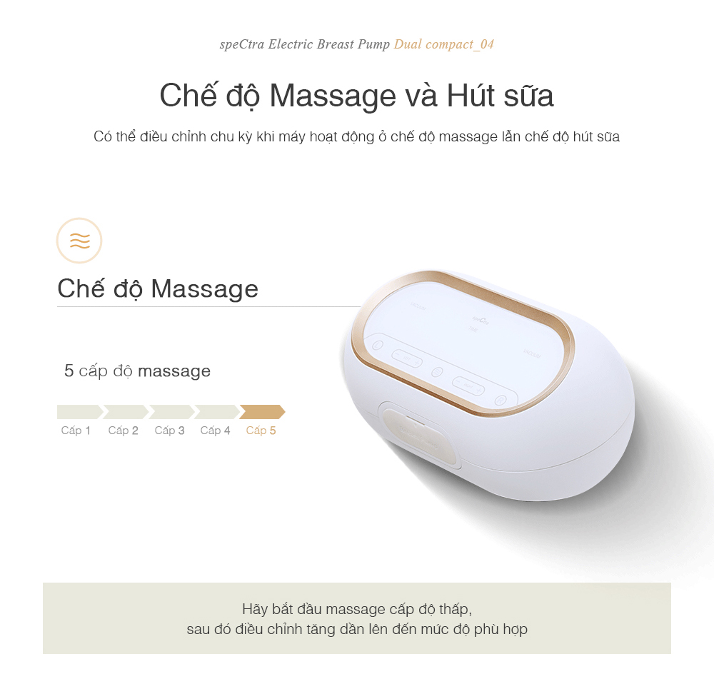 Máy hút sữa điện đôi kép Spectra Dual Compact 10 may hut sua dien doi kep spectra dual compact 8