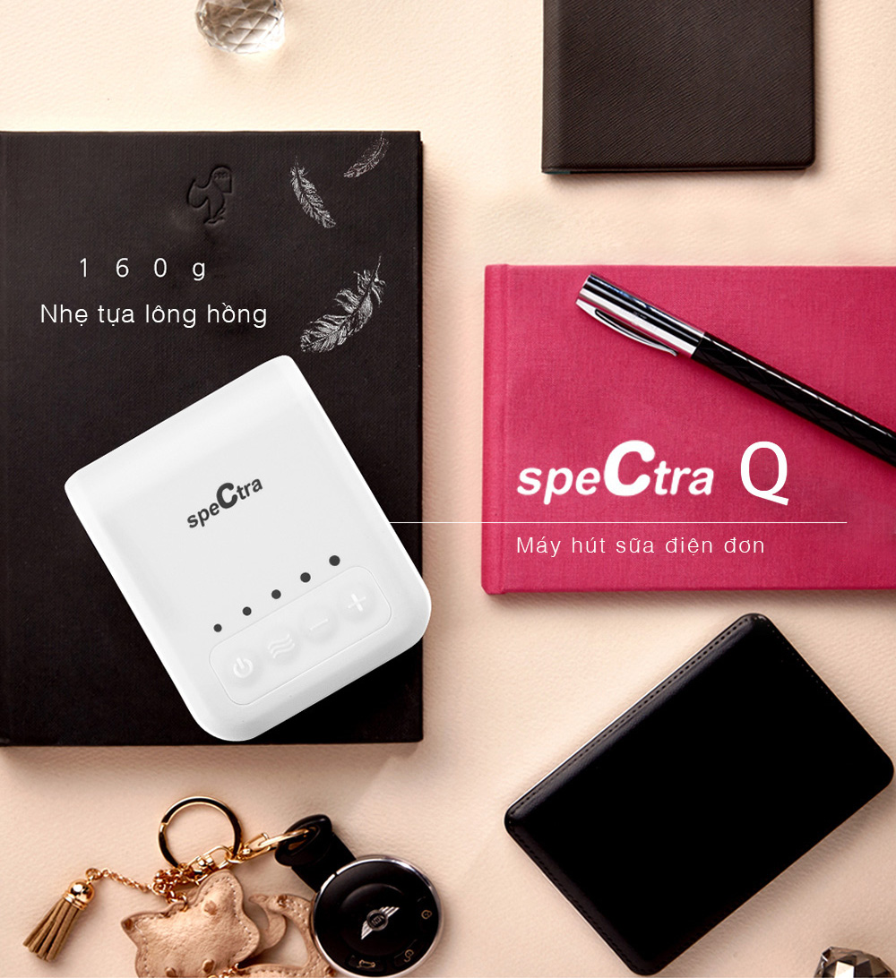 Máy hút sữa điện đơn Spectra Q 3 may hut sua dien don spectra q 12