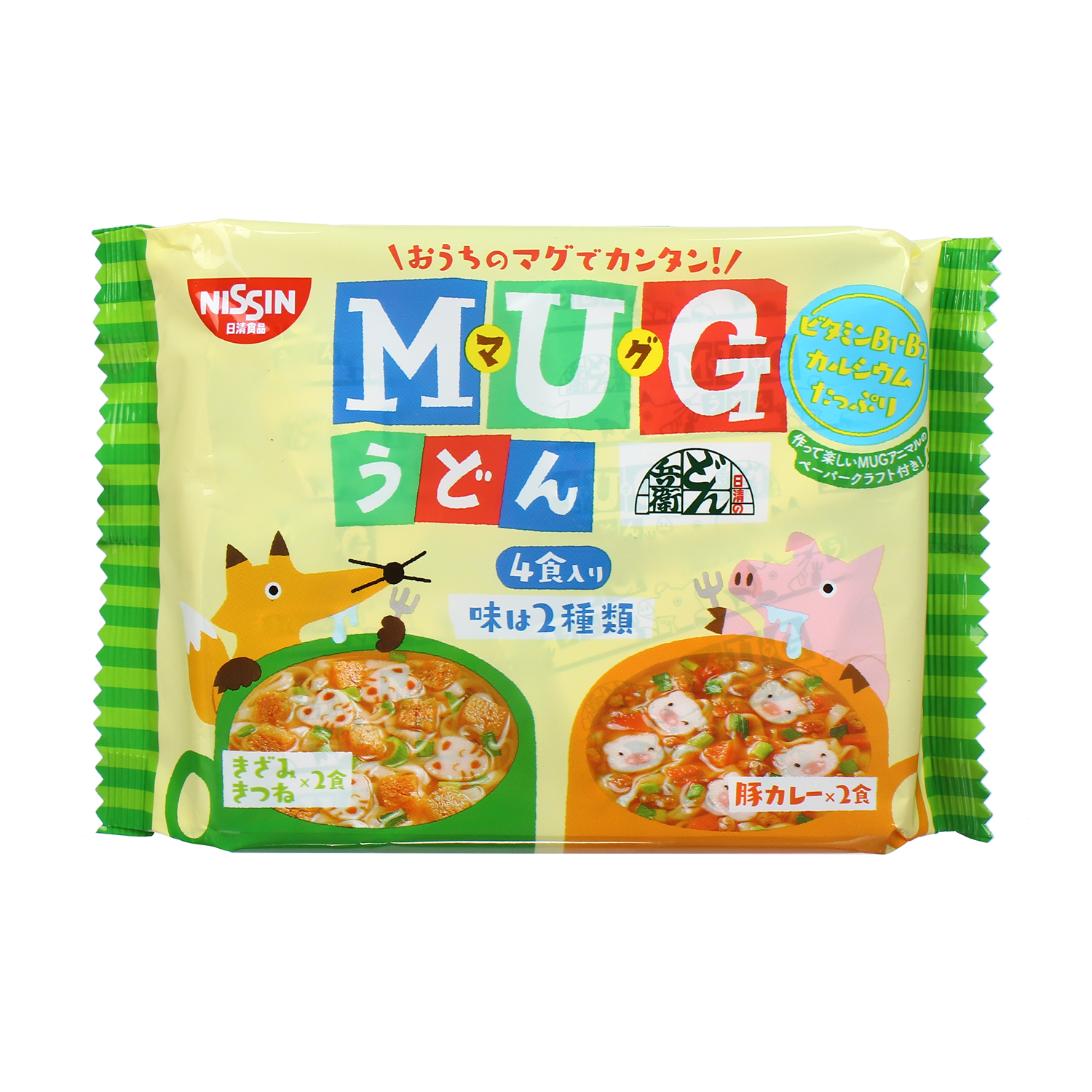 Mì Mug Nissin‎ Nhật Bản ăn dặm cho bé (Trắng) cho bé trên 1 tuổi