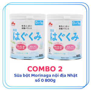 Combo 02 Hộp Sữa Morinaga số 0