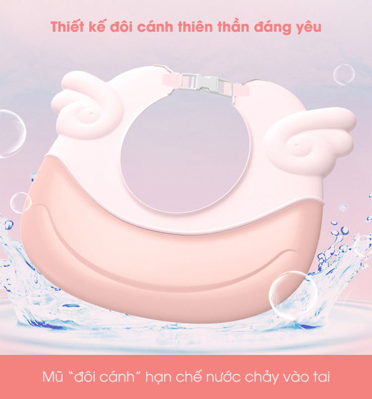 Mũ gội đầu cho bé thiên thần nhỏ DDL 701 7 mu-goi-dau-thien-than