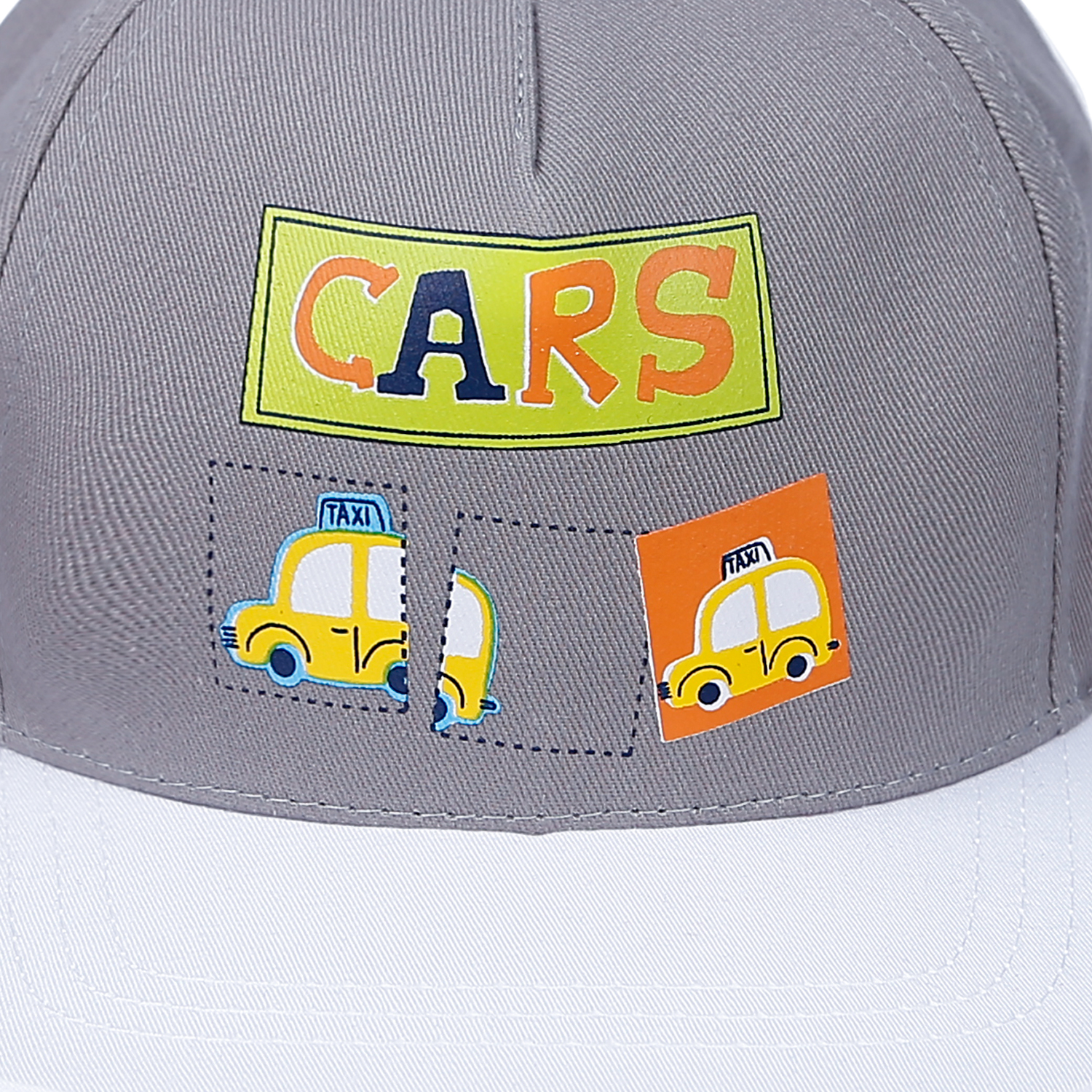 Mũ lưỡi trai Hiphop MBVT''S in hoạ tiết CARS DN21H (Ghi) 3 mu luoi trai hiphop kidsplaza in hoa tiet cars dn21h ghi 5