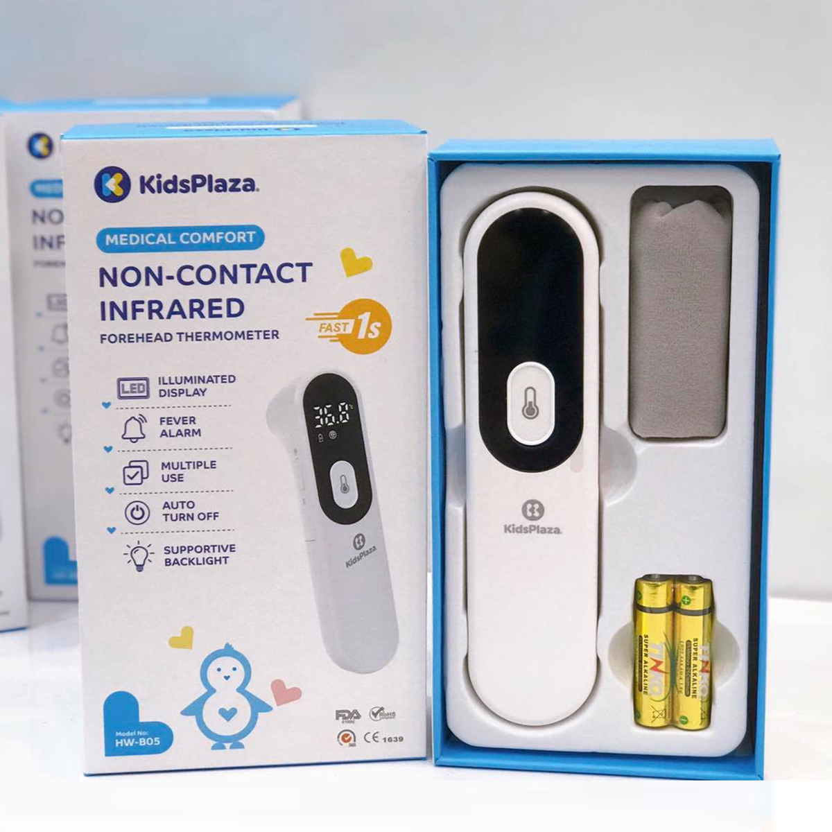 Nhiệt kế hồng ngoại MBVT''S Medical Comfort HW-B05 2 Nhiệt kế hồng ngoại MBVT''S Medical Comfort HW-B05