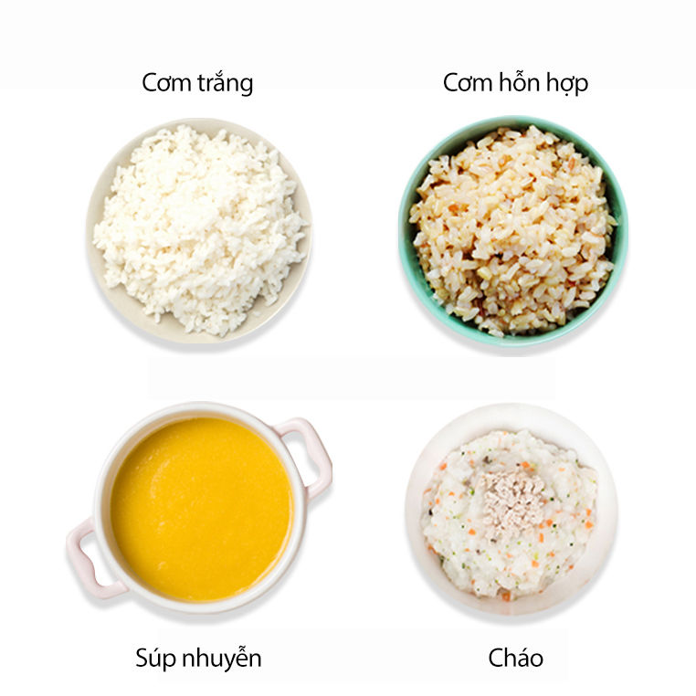 Nồi nấu nhanh thông minh Bonbébé BB-36 dung tích 2000ml 9 noi nau nhanh thong minh bonbebe bb 36 dung tich 2000ml 10