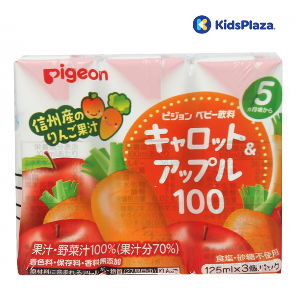 Nước ép hoa quả Pigeon vị carot và táo