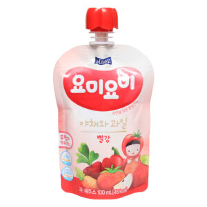 Nước ép rau củ quả hữu cơ Maeil Yummy Yummy đỏ 100ml (Từ 12 tháng)