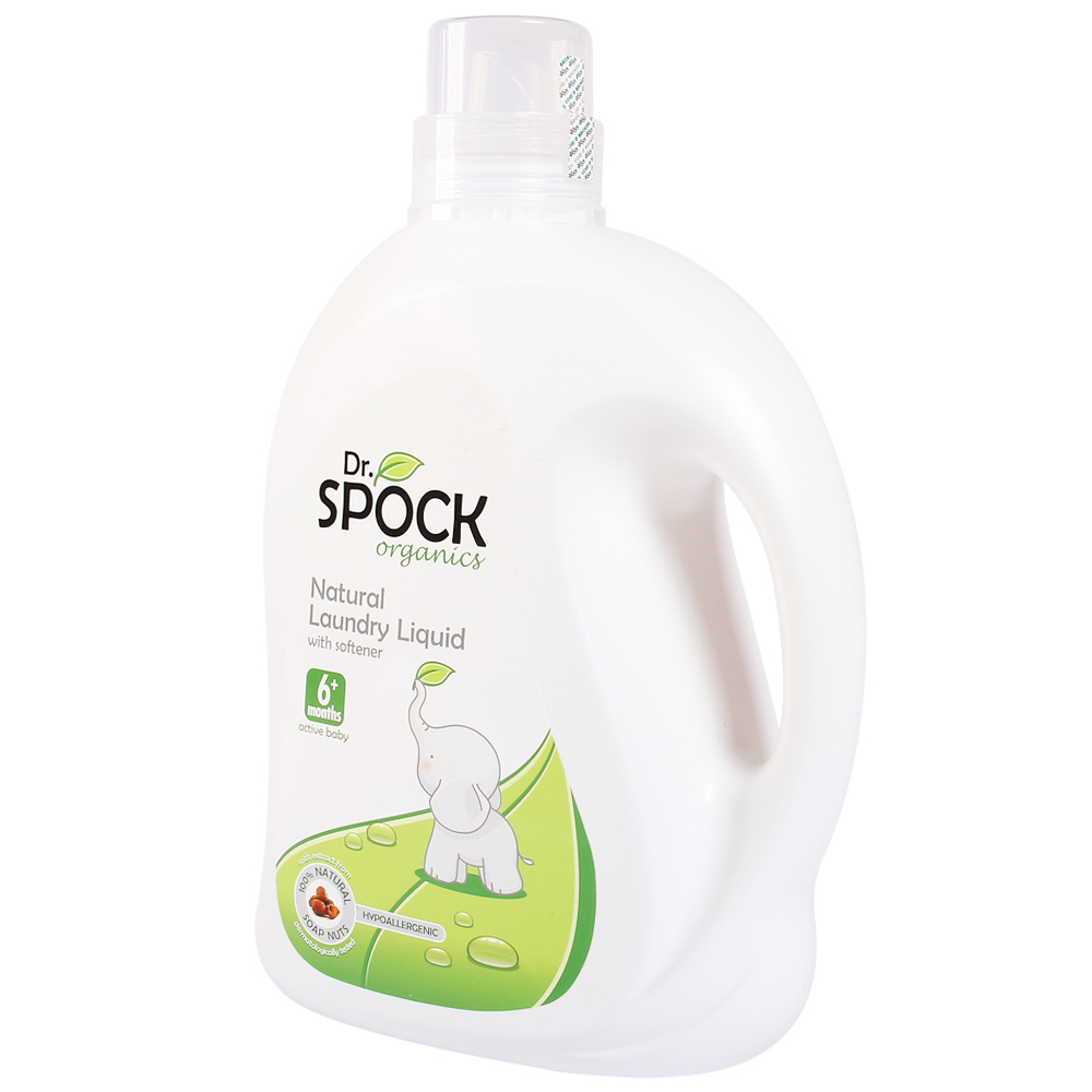 Nước giặt xả Dr Spock 6m+ 2000ml 2 nuoc giat xa dr spock 6m 2000ml 1
