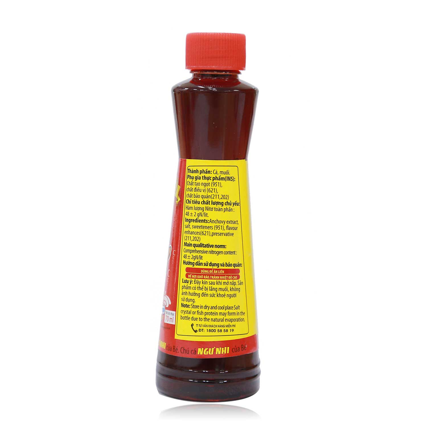 Nước mắm Ngư Nhi cho trẻ 70ml 3 nuoc mam ngu nhi cho tre 70ml 3