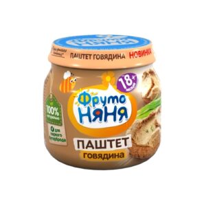 Pate Fruto vị bò, gan 80g cho trẻ (Trên 18 tháng)