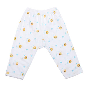 Quần dài sơ sinh cho bé KidsMBVT in hình sư tử (trắng cam) 18-24M