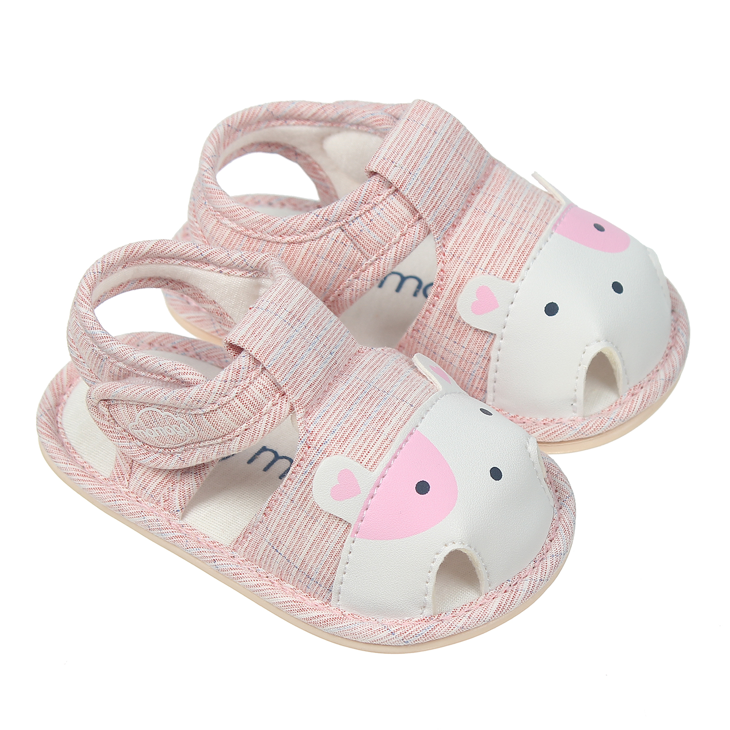 Sandal tập đi bé gái Mamago hình cún K08 Hồng S13 1 sandal tap di be gai mamago hinh cun k08 hong s13 1