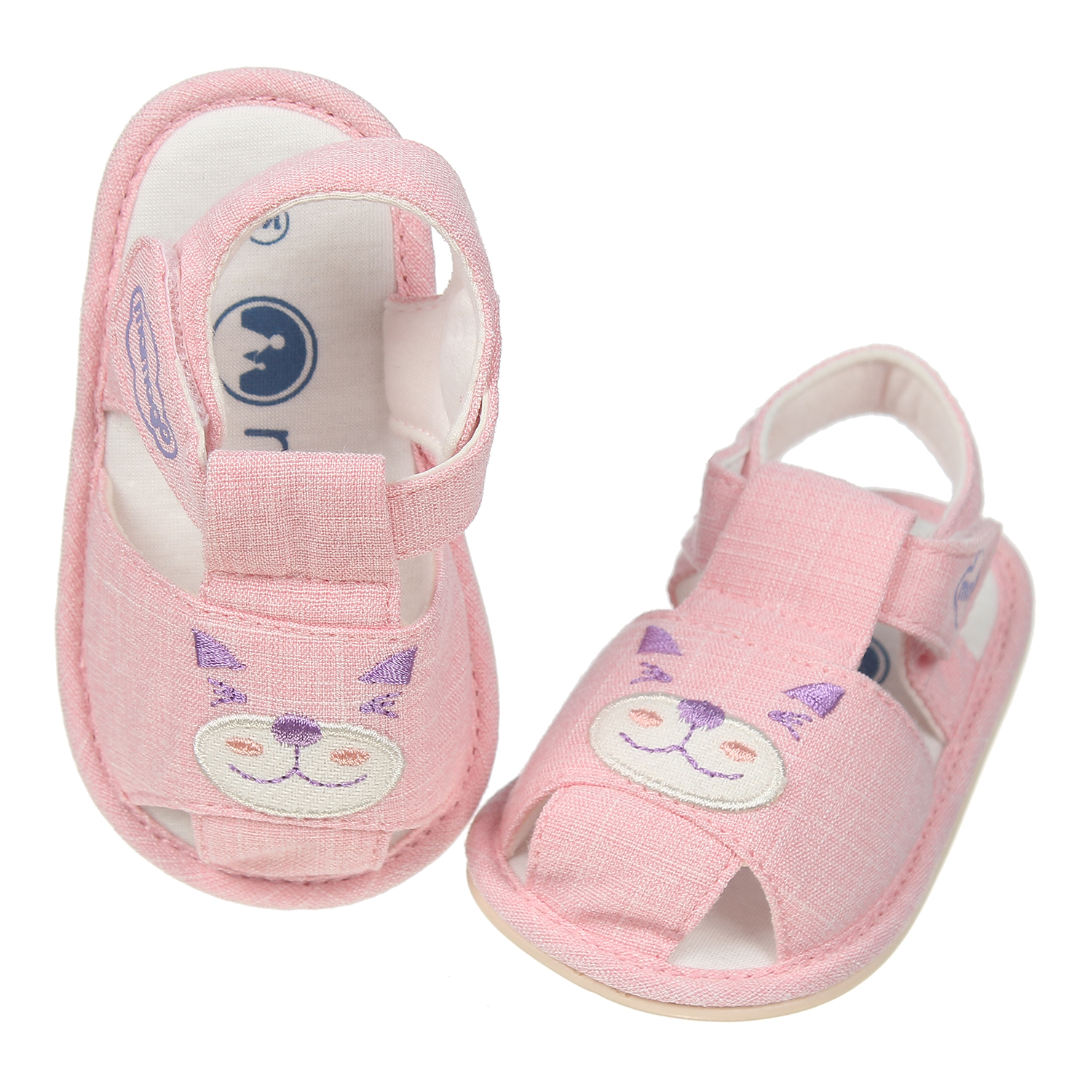 Sandal tập đi bé gái Mamago hình mèo K09 Hồng S14 2 sandal tap di be gai mamago hinh meo k09 hong s13 2