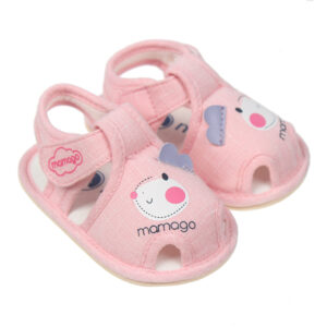 Sandal tập đi bé gái Mamago hình Snoopy K10 Hồng S14