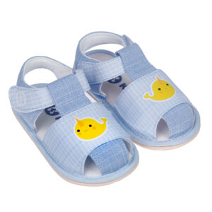 Sandal tập đi cho bé MBVT''S in hình Cá K25 (Xanh)