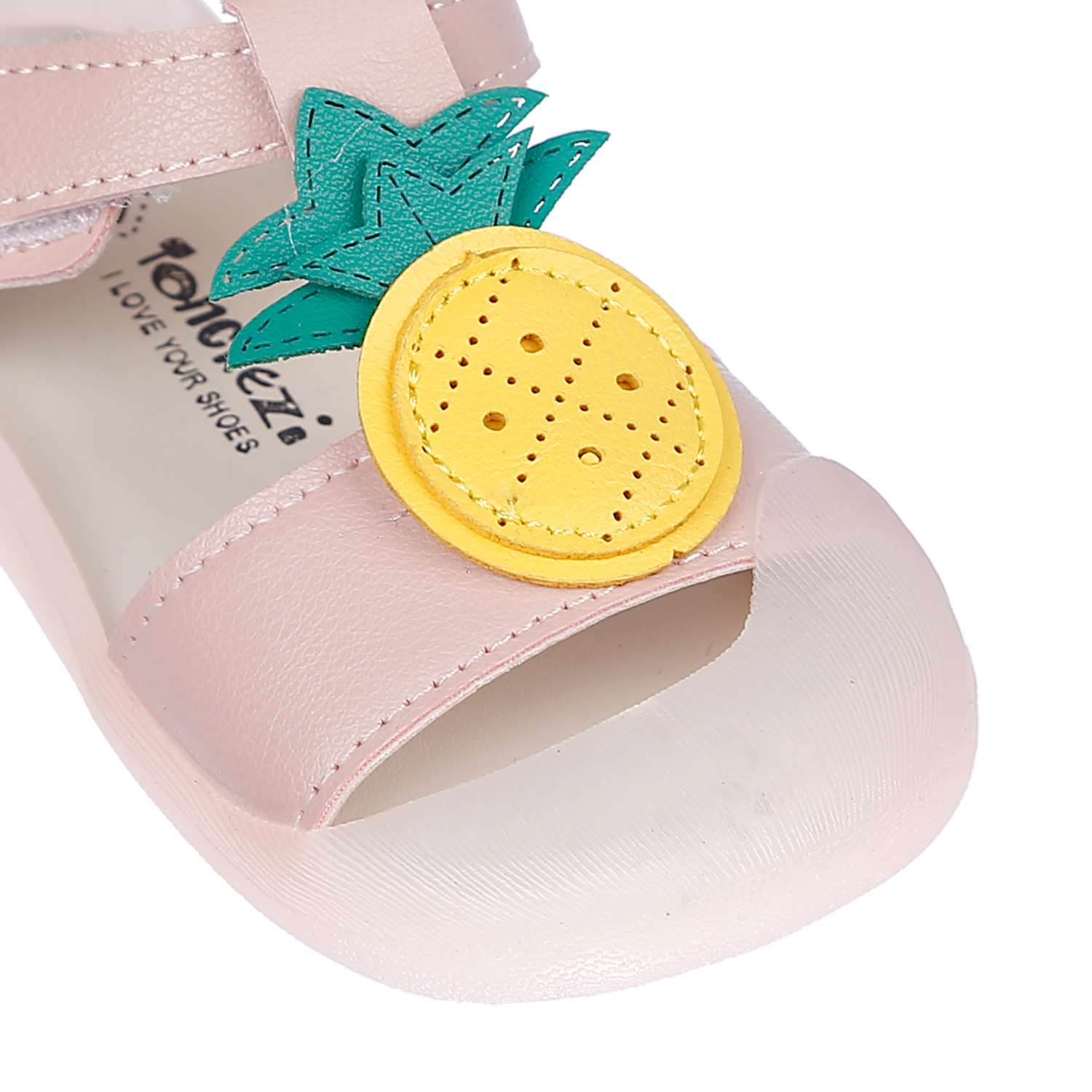 Sandal thời trang bé gái đính hình quả Dứa AC21H 3 sandal thoi trang be gai dinh hinh qua dua ac21h 3