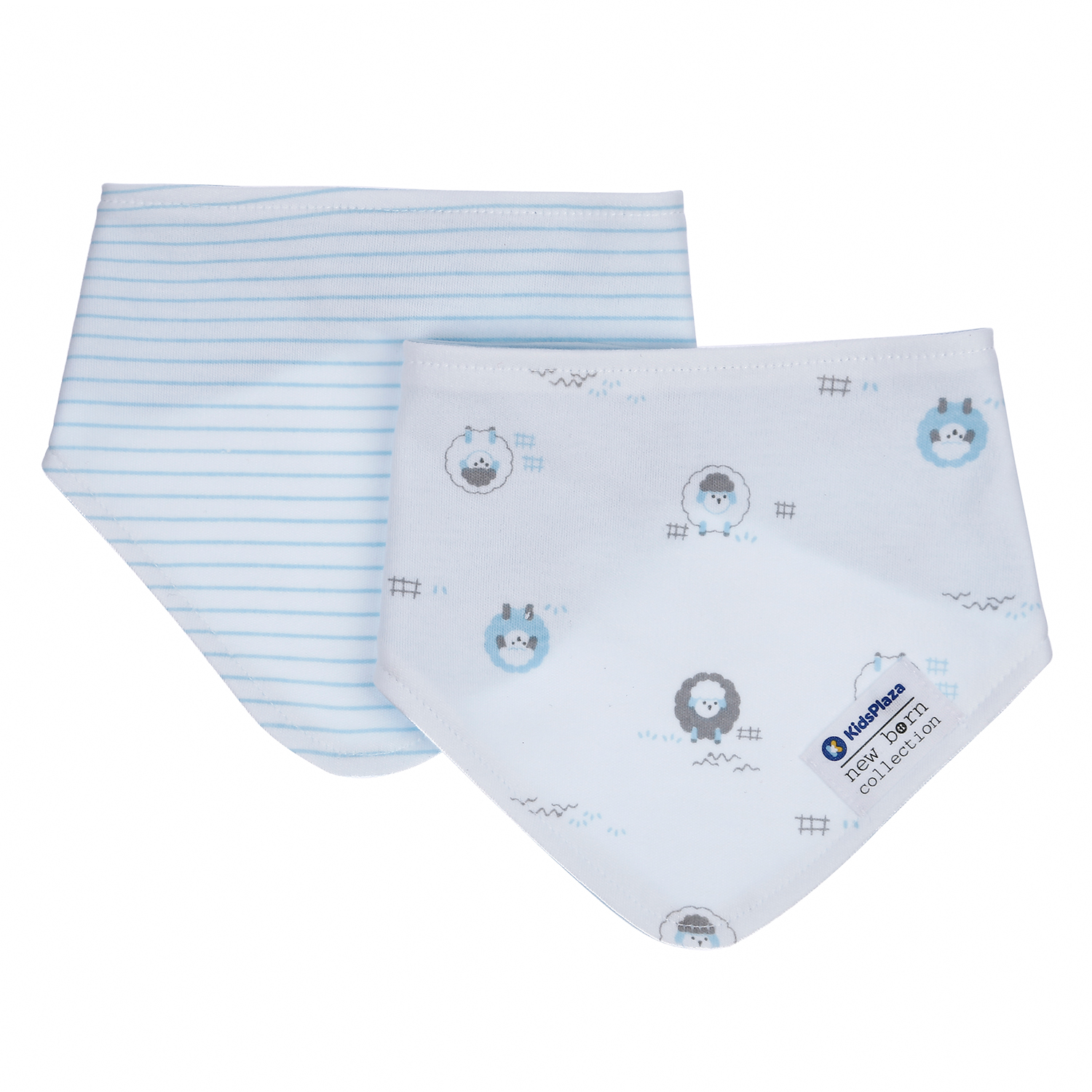 Set 2 yếm tam giác MBVT''S BA21 (Xanh Dương) 1 set 2 yem tam giac kidsplaza ba21 xanh duong 1