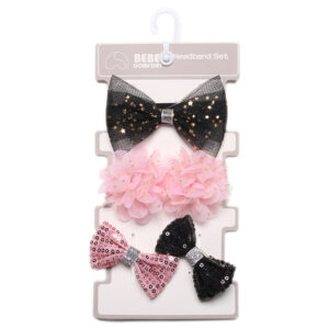 Set băng đô và cặp tóc BEBE Comfort 4 chi tiết BC73088