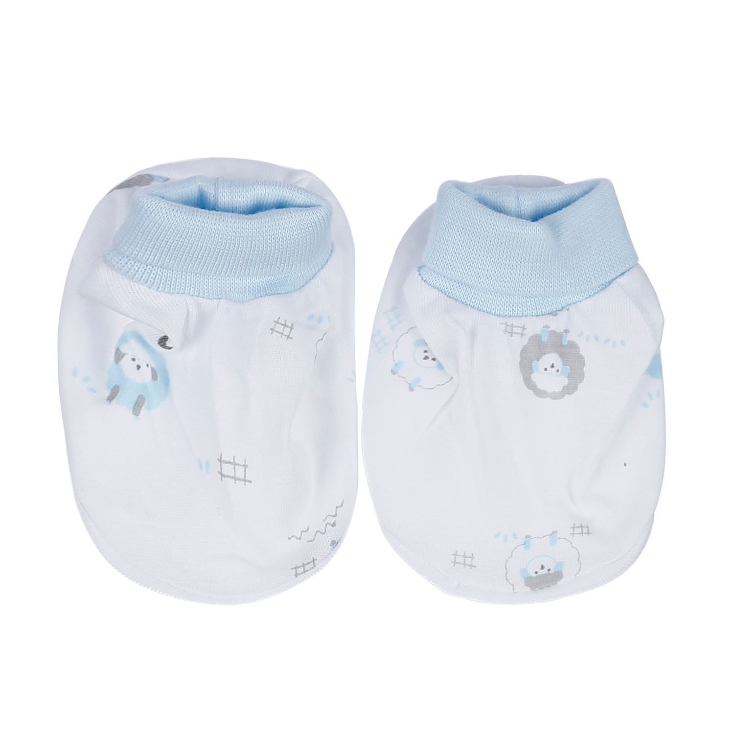 Set mũ bao tay bao chân MBVT''S BA21 (Xanh Dương) 4 set mu bao tay bao chan kidsplaza ba21 xanh duong 4