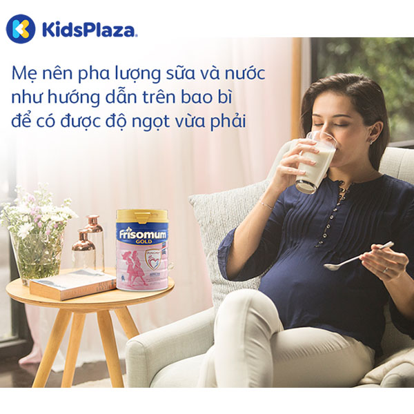 Sữa Frisomum Gold số 0 400g cho mẹ bầu và cho con bú 4 Sữa bầu Frisomum hương vani 400g