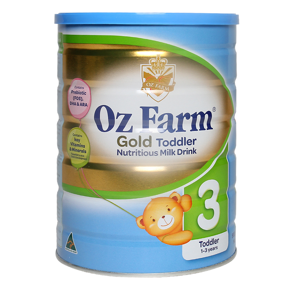 Sữa Oz Farm Gold Toddler số 3 900g (1 - 3 tuổi) 1 sua bot OZ FARM step 3 900g 803738 1