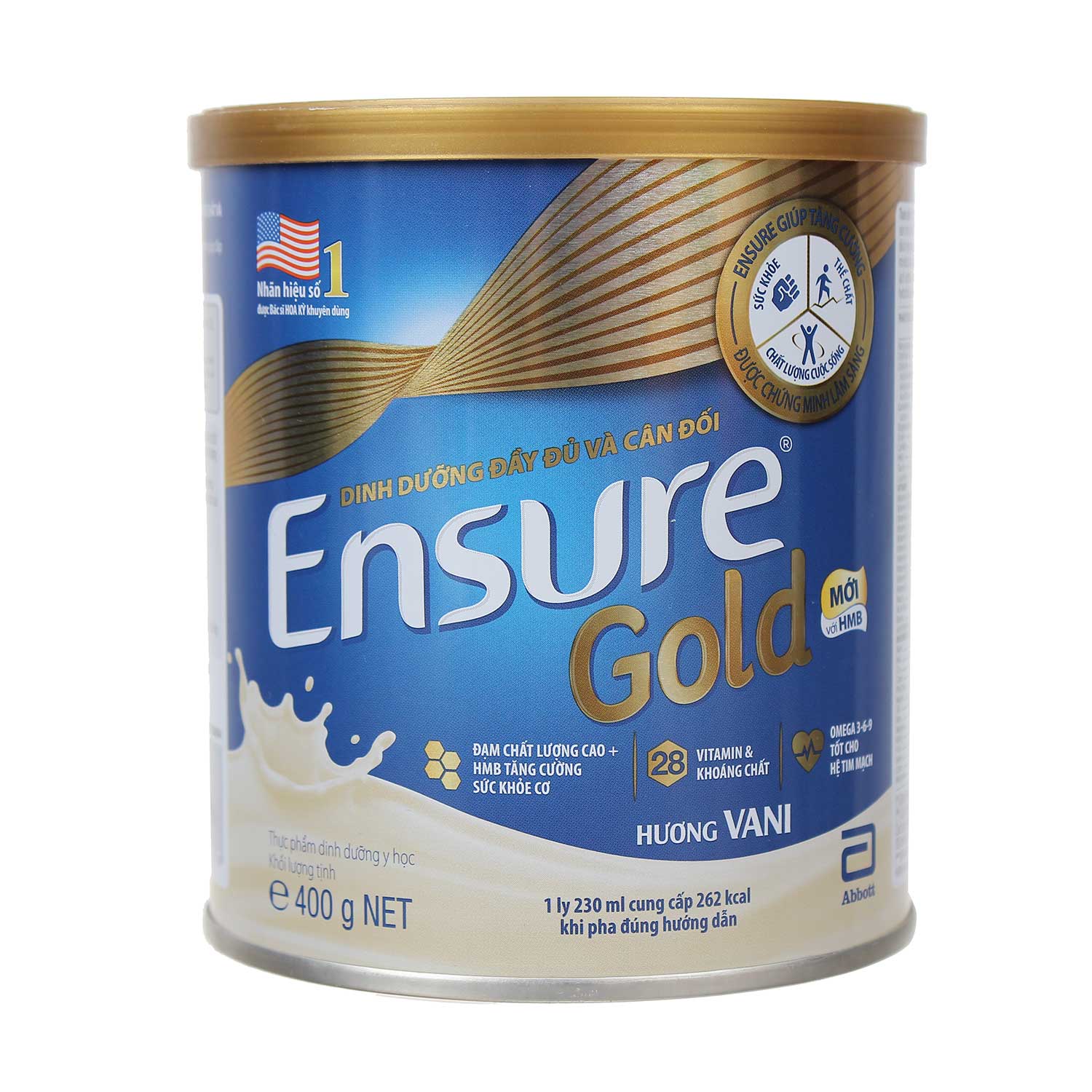 Sữa bột Ensure Gold hương Vani 400g 2 sữa bột Ensure Gold hương vani 400g