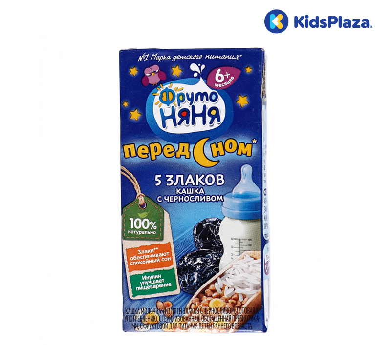 Sữa đêm ngũ cốc vị mận đen Fruto Nyanya