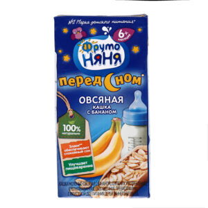 Sữa đêm yến mạch vị chuối Fruto Nyanya (200ml) 6M+