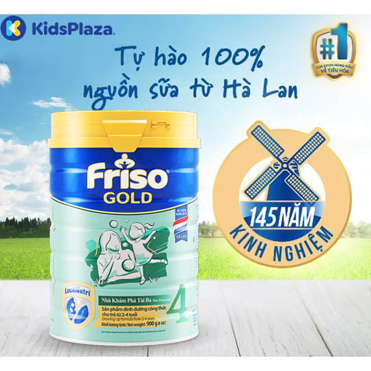 Sữa Friso Gold 4 900g cho bé 2-4 tuổi