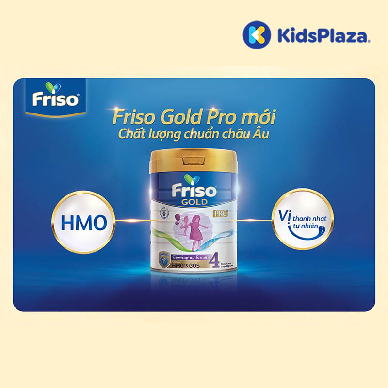 Sữa Friso Gold Pro 4 800g vị thanh nhạt tự nhiên