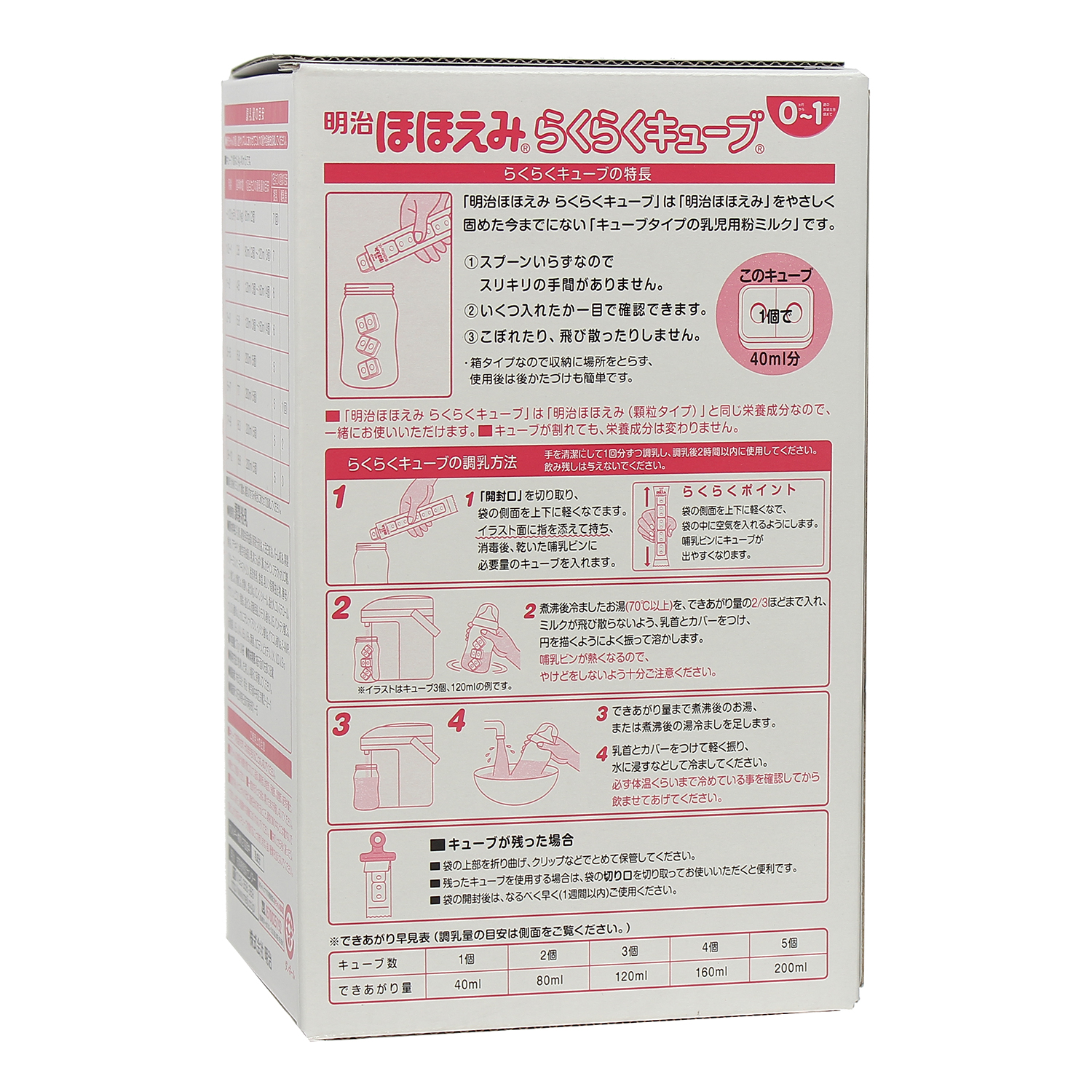 Combo 2 Hộp Sữa Meiji thanh số 0 (cho bé 0 - 1 tuổi) 3 sua meiji 0 nhat ban 24 thanh 3