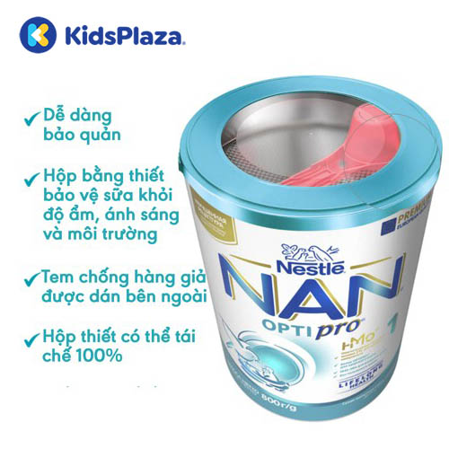 Sữa Nan Nga số 1 800g (0 - 6 tháng) 3 sữa Nan nga số 1 hộp 800g