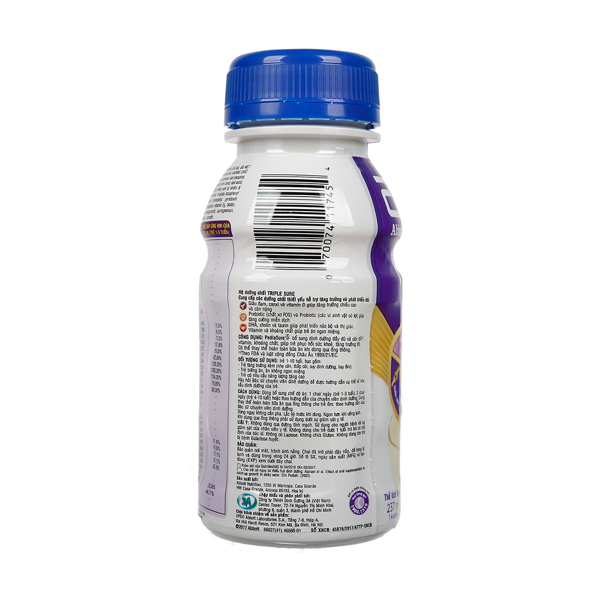 Sữa nước PediaSure BA 1+ hương Vani 237ml cho bé từ 1-10 tuổi 3 Sữa nước PediaSure BA 1+ hương Vani 237ml cho bé từ 1-10 tuổi
