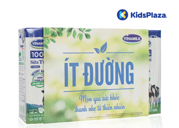 Sữa tươi tiệt trùng ít đường Vinamilk 4*180ml cho bé trên 1 tuổi 2 Sữa tươi tiệt trùng Vinamilk có những công dụng gì?