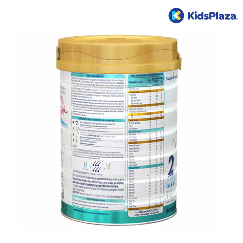 Sữa Vinamilk Yoko Gold 2 350g cho bé 1Y-2Y 2 Sữa Vinamilk Yoko Gold 2 350g cho bé phát triển khỏe mạnh