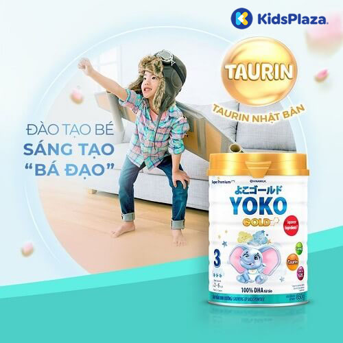 Sữa Vinamilk Yoko Gold 3 850g cho bé 2Y-6Y 1 Sữa Vinamilk Yoko Gold 3 850g (2-6 tuổi)