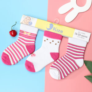Tất sơ sinh mẹ bé 2018bss-546 set 3 đôi (6-24M)