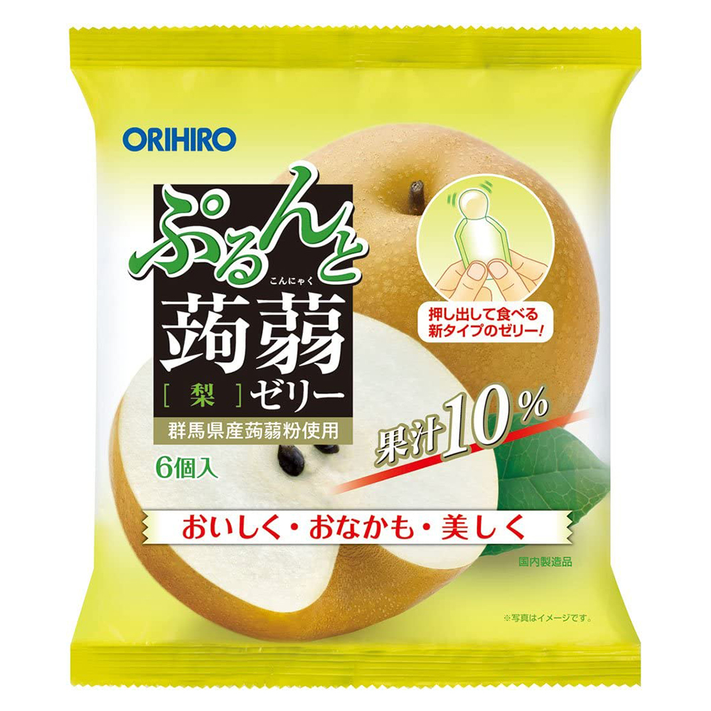 Thạch trái cây Orihiro vị Lê 120g 1 thach trai cay orihiro vi le 120g 1