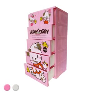 Tủ Lucky Việt Nhật 5 tầng Cún con