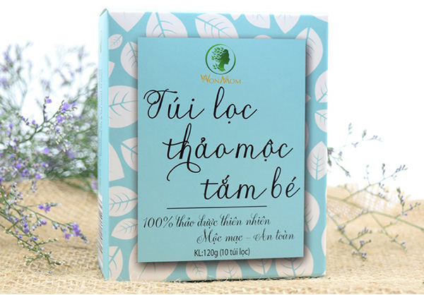 Túi lọc thảo mộc tắm bé WonMom 120g (10 túi lọc) 1 tui-loc-thao-moc-tam-be-wonmom-200g