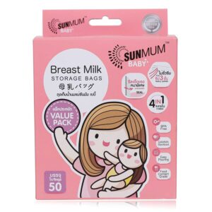 Túi trữ sữa Sunmum 50pcs (mẫu mới)