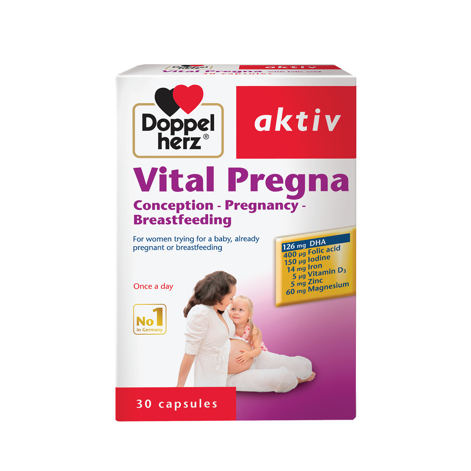 Vitamin bầu Vital Pregna (30v) 1 vitamin cho mẹ