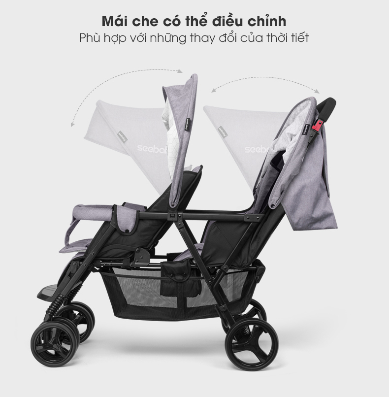 Xe đẩy đôi Seebaby T33 29 xe-day-doi-seebaby-t33-3
