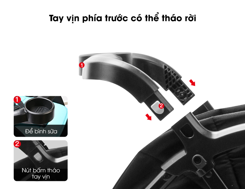 Xe đẩy Seebaby 2 chiều T08 49 seebaby-t08-11