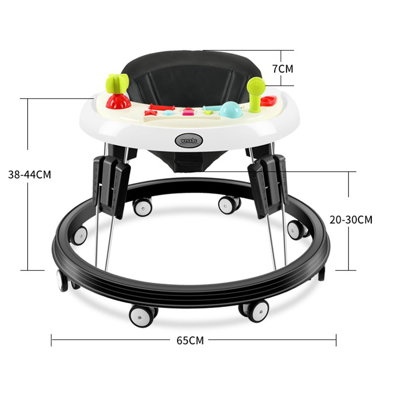 Xe tập đi tròn Wrsxbc AC21 (Trắng Đen) 6 xe tap di tron wrsxbc ac21 trang den 6