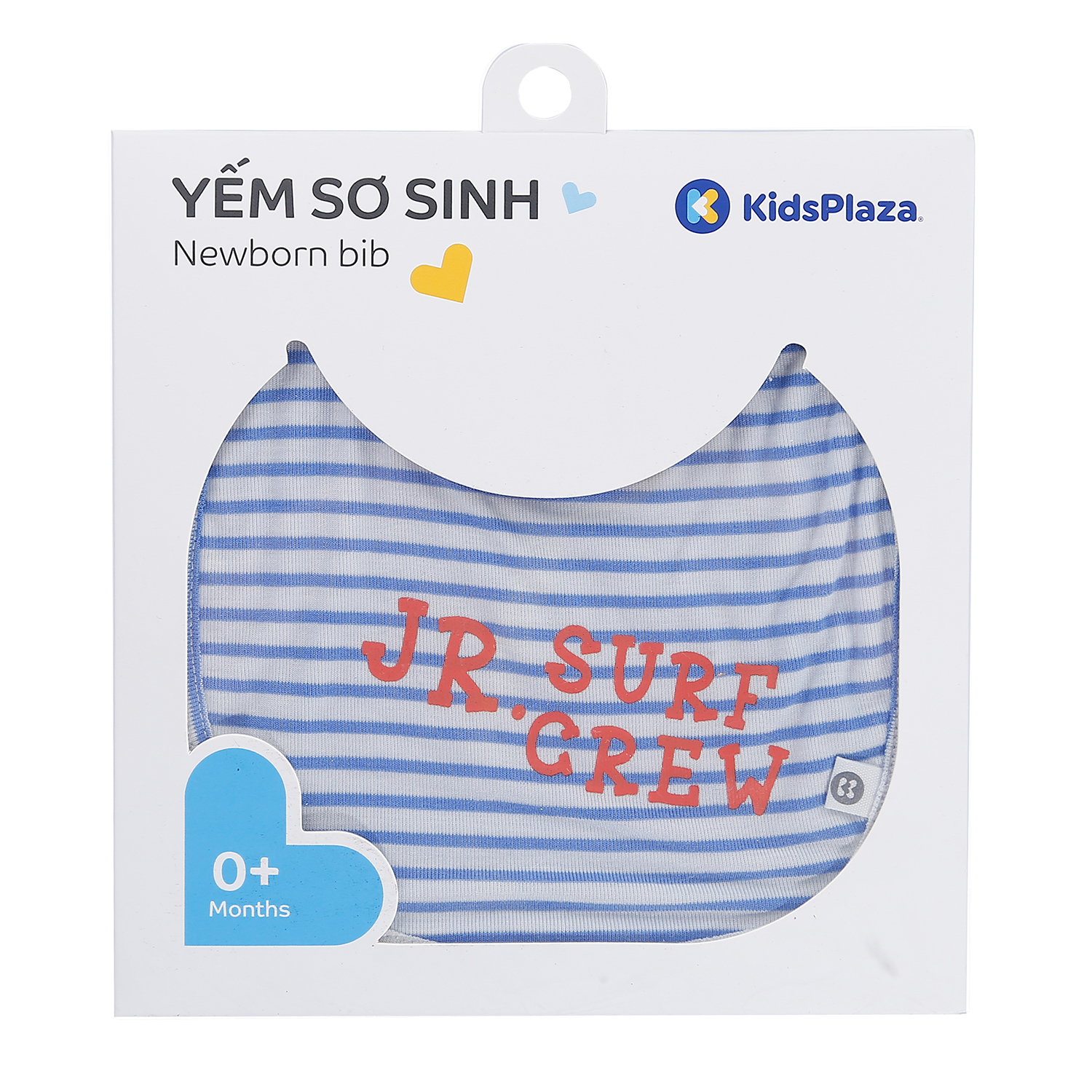 Yếm sơ sinh Otis bé trai kẻ ngang JR MBVT''S ND21H (Xanh Dương) 3 yem so sinh otis be trai ke ngang jr kidsplaza nd21h xanh duong 4